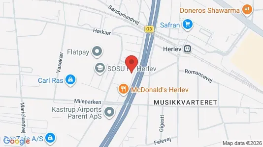 Lejligheder til leje i Herlev - Foto fra Google Street View