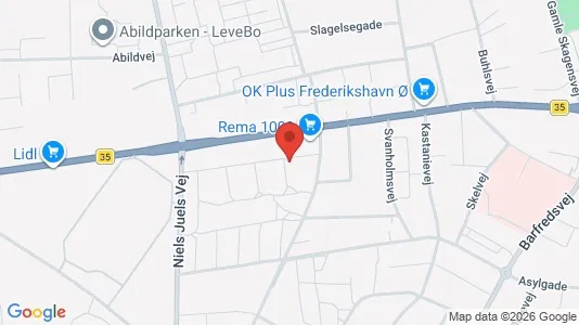 Lejligheder til leje i Frederikshavn - Foto fra Google Street View