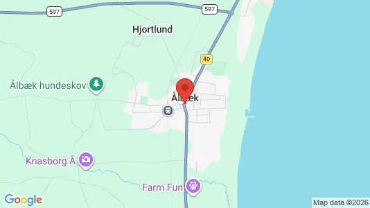 Lejligheder til leje i Ålbæk - Foto fra Google Street View