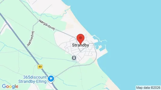 Lejligheder til leje i Strandby - Foto fra Google Street View