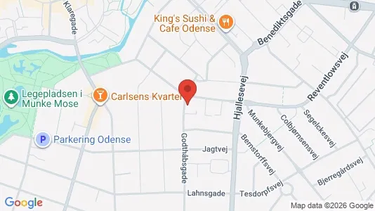 Lejligheder til leje i Odense C - Foto fra Google Street View