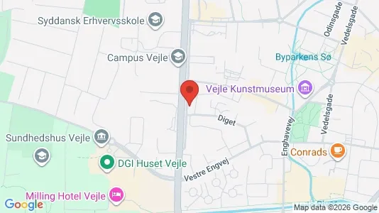 Lejligheder til leje i Vejle Centrum - Foto fra Google Street View