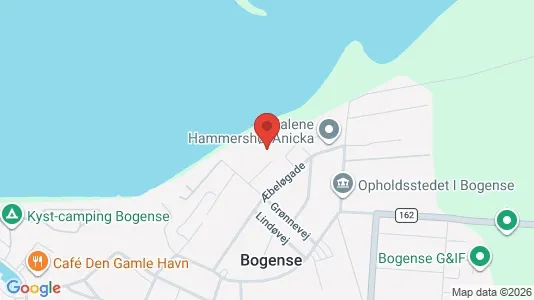 Lejligheder til leje i Bogense - kort over placeringen