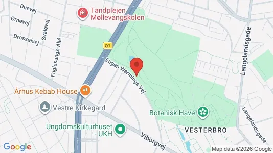 Lejligheder til leje i Århus C - kort over placeringen
