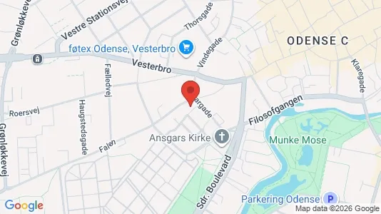 Lejligheder til leje i Odense C - Foto fra Google Street View
