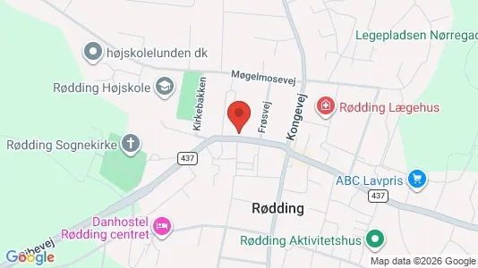 Lejligheder til leje i Rødding - Foto fra Google Street View