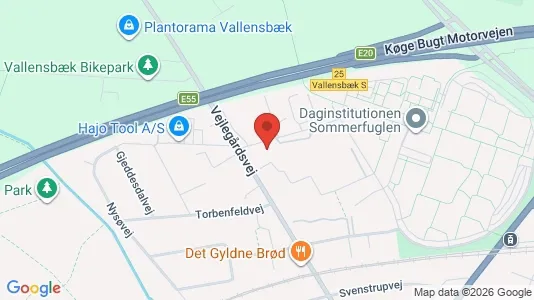 Lejligheder til leje i Vallensbæk Strand - Foto fra Google Street View