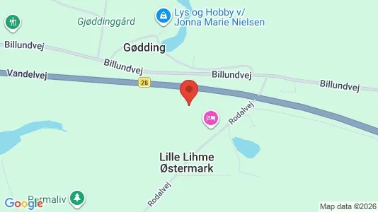 Lejligheder til leje i Randbøl - kort over placeringen