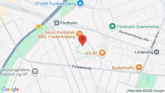 Lejligheder til leje i Frederiksberg - kort over placeringen