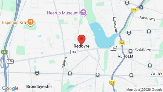 Huse til leje i Rødovre - kort over placeringen