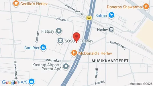 Lejligheder til leje i Herlev - Foto fra Google Street View