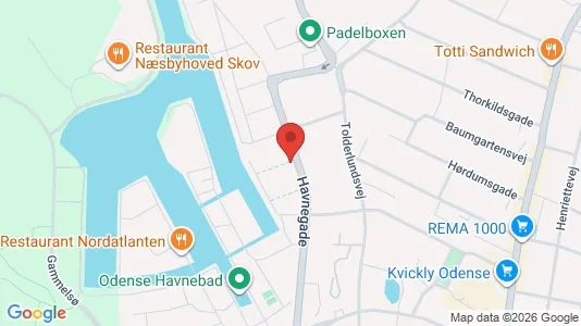 Lejligheder til leje i Odense C - Foto fra Google Street View