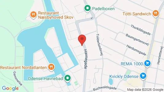 Lejligheder til leje i Odense C - Foto fra Google Street View