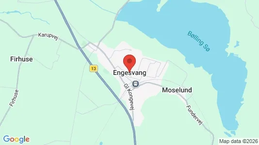 Huse til leje i Engesvang - Foto fra Google Street View