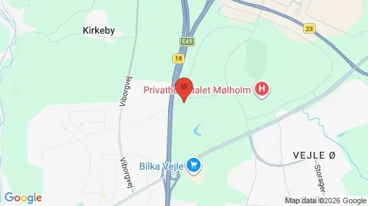 Lejligheder til leje i Vejle Centrum - Foto fra Google Street View