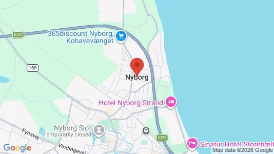Lejligheder til leje i Nyborg - Foto fra Google Street View