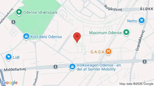 Lejligheder til leje i Odense V - Foto fra Google Street View