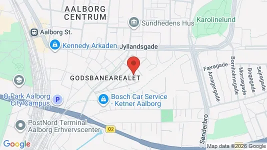 Lejligheder til leje i Aalborg Centrum - Foto fra Google Street View
