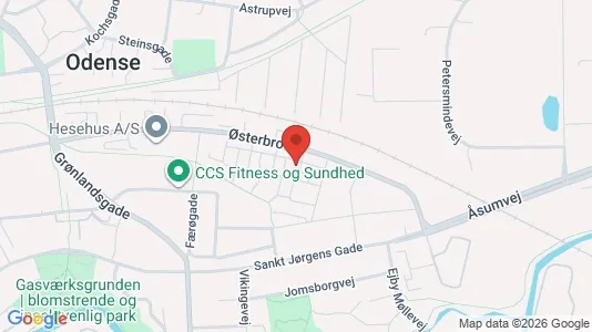 Lejligheder til leje i Odense C - Foto fra Google Street View
