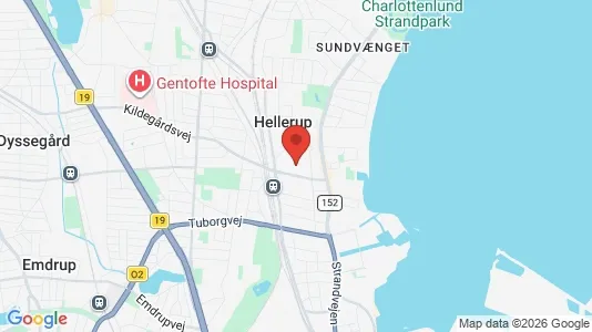 Huse til leje i Hellerup - Foto fra Google Street View