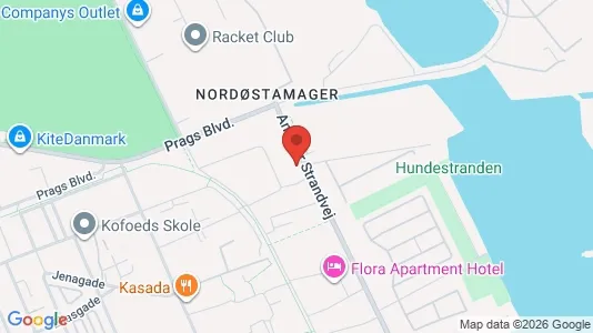 Lejligheder til leje i København S - kort over placeringen