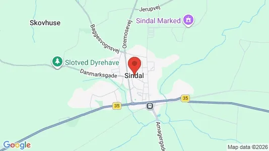 Lejligheder til leje i Sindal - Foto fra Google Street View