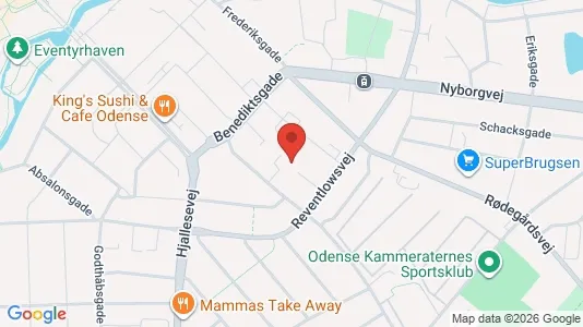 Lejligheder til leje i Odense C - Foto fra Google Street View