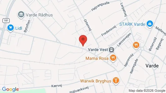 Lejligheder til leje i Varde - Foto fra Google Street View