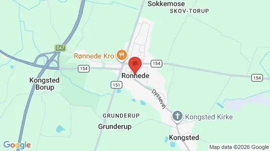 Huse til leje i Rønnede - Foto fra Google Street View