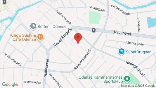 Lejligheder til leje i Odense C - Foto fra Google Street View
