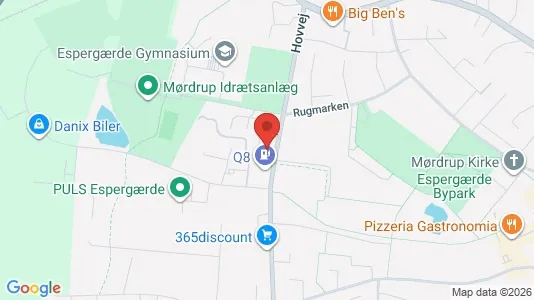 Lejligheder til leje i Espergærde - Foto fra Google Street View