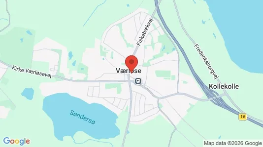Huse til leje i Værløse - Foto fra Google Street View