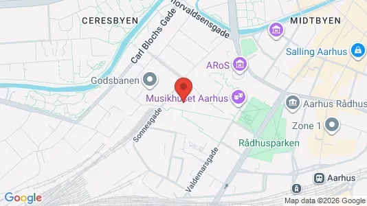 Lejligheder til leje i Århus C - Foto fra Google Street View