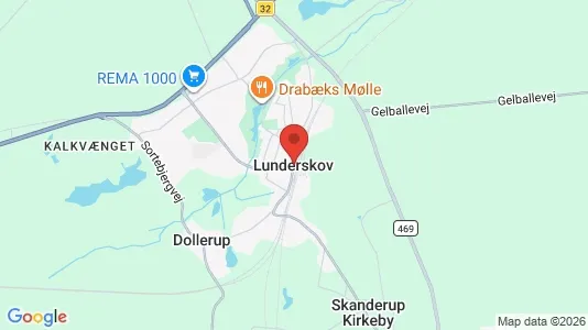 Lejligheder til leje i Lunderskov - Foto fra Google Street View