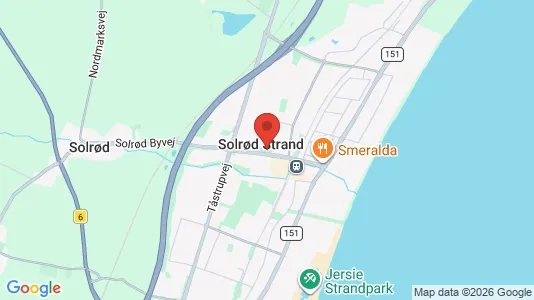 Lejligheder til leje i Solrød Strand - Foto fra Google Street View