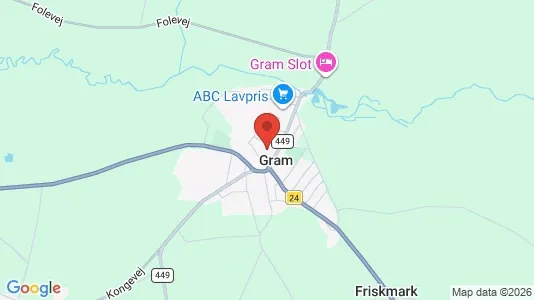 Lejligheder til leje i Gram - Foto fra Google Street View