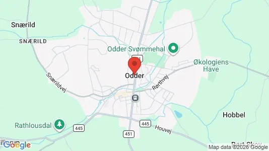 Lejligheder til leje i Odder - Foto fra Google Street View