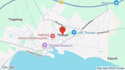 Lejligheder til leje i Thisted - Foto fra Google Street View