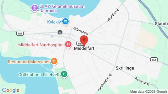 Lejligheder til leje i Middelfart - Foto fra Google Street View