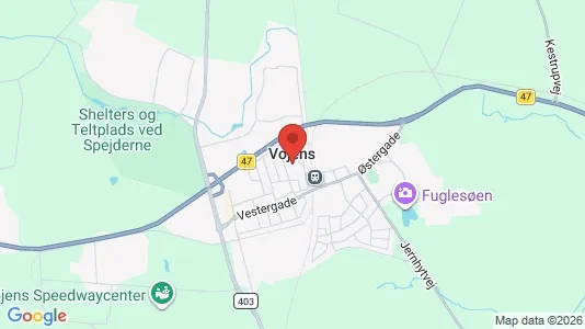 Lejligheder til leje i Vojens - Foto fra Google Street View