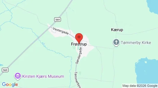 Lejligheder til leje i Frøstrup - Foto fra Google Street View