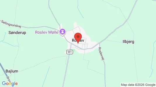Lejligheder til leje i Roslev - Foto fra Google Street View