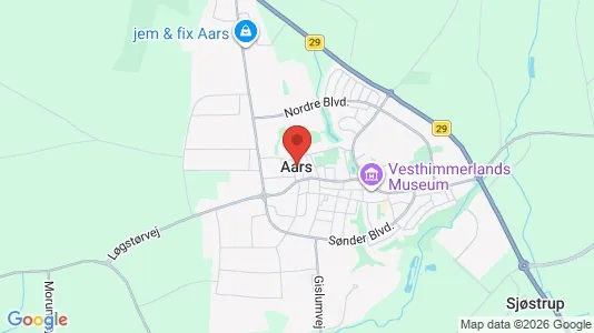 Lejligheder til leje i Aars - Foto fra Google Street View
