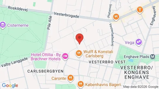 Lejligheder til leje i Vesterbro - Foto fra Google Street View