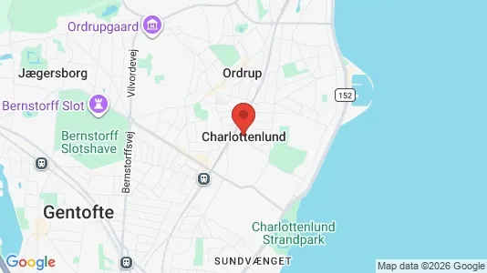 Huse til leje i Charlottenlund - Foto fra Google Street View