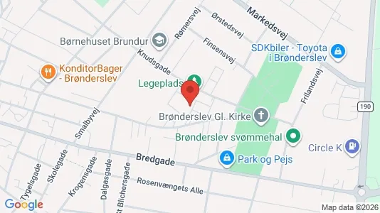 Lejligheder til leje i Brønderslev - Foto fra Google Street View