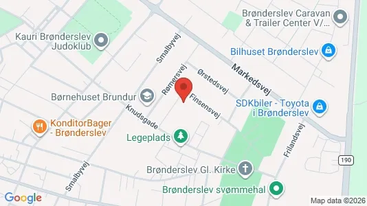 Lejligheder til leje i Brønderslev - Foto fra Google Street View