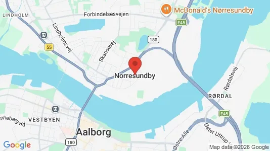 Huse til leje i Nørresundby - Foto fra Google Street View
