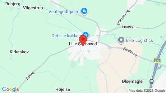 Huse til leje i Lille Skensved - Foto fra Google Street View