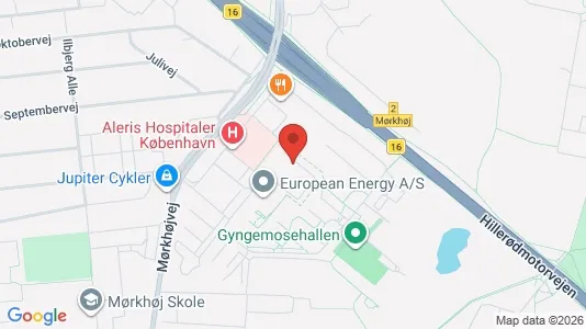 Lejligheder til leje i Søborg - kort over placeringen